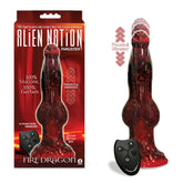 Alien Nation Fire Dragon (8 Inch) – Thrusting Dong Red Fantasy Dongs
