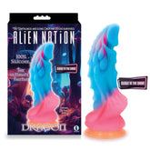 Alien Nation Glow Dragon (Glow in Dark Rainbow) – 8.5 Inch Fantasy Dong Multi Fantasy Dongs