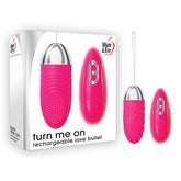 Adam & Eve Turn Me On (Black) – Rechargeable Remote-Controlled Love Bullet 8.9cm Pink > Vibrators > Mini Vibrators
