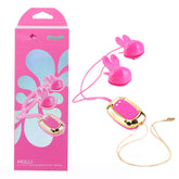 Maia Molli – USB Rechargeable 3-Speed 7-Function Vibrating Nipple Clamps and Necklace Pink > Sex Toys > Nipple Clamps
