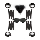 Beginners Bondage Fantasy Kit for Intimate Exploration Black > Bondage Gear > Restraints