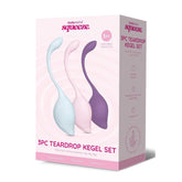 Bodywand Squeeze 3 Piece Teardrop Kegel Set Weighted Kegel Exercise Balls Coloured > Sex Toys For Ladies > Kegel Exercise