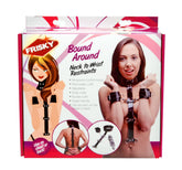 Bound Around Neck to Wrist Restraints for BDSM Play Black > Bondage Gear > Restraints