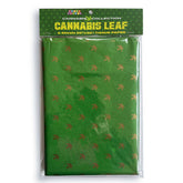 Cannabis Leaf Tissue Paper Sheets 6 Pack Novelty Gift Wrapping Decoration Green Party Supplies