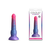 Colours Stacked 6 Inch Dildo in Pink and Blue Fantasy Design Coloured DONGS