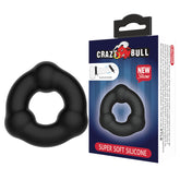 Crazy Bull Beaded Cock Ring Adjustable Black Size Black COCK RINGS