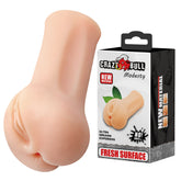 Crazy Bull Modesty Vagina Stroker 6 Inch Realistic Skin Tone Adult Toy Strokers - Manual