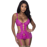 Cutout Dress and G-String Set in S/M and L/XL Sizes Small Medium > Clothes > Dresses and Chemises