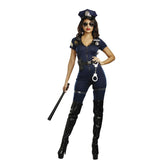 Dreamgirl Lt Ivana Misbehave Costume - Navy Jumpsuit Costumes