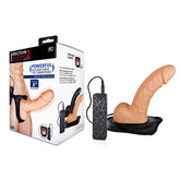 Erection Assistant 2 Vibrating Hollow Strap-On 20 cm for Couples Strap-ons Hollow
