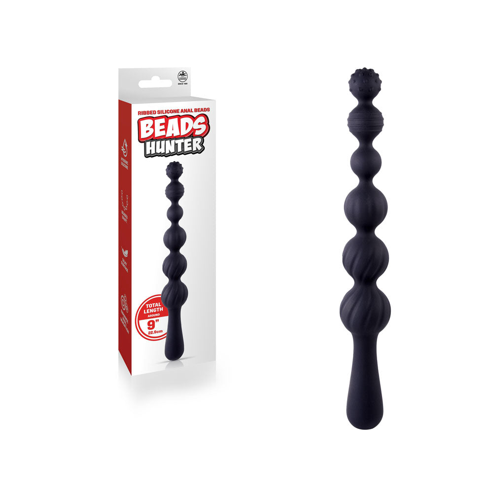 Beads Hunter (22.9 cm) – Anal Beads Black Beads Beads Hunter (22.9 cm) – Anal Beads Black Beads