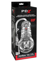 Pdx Elite Viewtube Vac XXL (Clear) – See-Through Ez-Grip Pump Stroker > Sex Toys For Men > Masturbators > Manual