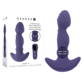 Gender X RING IT Waterproof Vibrator 16.5cm Length Purple GENDER EXPRESSION