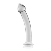 Glass Romance 3 Clear 7.5in Glass Dildo for Sensation Default Title DONGS Glass