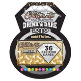 Glitterati Drink And Dare Lotto Game For Hens Party Fun Party Supplies