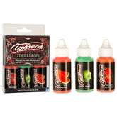 Goodhead Tingle Drops Strawberry Apple Watermelon 3 Piece Set > Relaxation Zone > Edible Treats