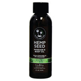 Hemp Seed Massage & Body Oil 59 ml - Naked In The Woods Scent Massage Oil