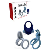 Adam & Eve Rockin Rumbler Enhancers – Rechargeable Silicone Cock Rings Set of 3 Default Title > Cock Ring > Vibrating