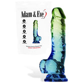Adam & Eve Sensual Seaside (Blue/Green) – 8.5 Inch Realistic Dildo Coloured > Dildos > Realistic Dildos