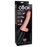 King Cock Plus 6.5 Inch Thrusting Cock with Balls - 16.5 cm Dong DONGS