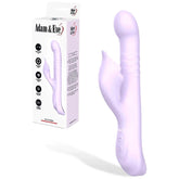 Adam & Eve Eves Throbber (Lilac) – USB Rechargeable Pulsating Rabbit Vibrator 25.4 cm Purple VIBRATORS-RABBIT