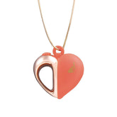 LAPDANCE Heart Pendant Wearable Necklace Vibrator Rose Gold 3.8cm > Clothes > Body Jewellery