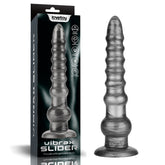 Vibrax Slider King Sized – USB Rechargeable 12.5 Inch Vibrating Dildo Grey > Dildos > Oversized Toys