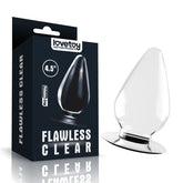 Flawless Clear Series (Transparent) – Realistic 4.5 Inch Butt Plug Clear Butt Plugs