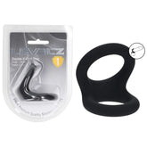 Levelz Double O Silicone (Black) – Dual-Loop Cock and Balls Ring Black COCK RINGS Sling