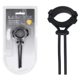 Levelz Wide Detachable Lasso (Black) – Adjustable Silicone Cock Ring Black COCK RINGS Adjustable