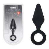 Levelz Silicone Anal Plug Medium – Slim Medium Butt Plug Black > Anal Range > Butt Plugs