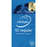 Lifestyles Regular Condoms Pack of 10 for Comfort and Pleasure Default Title Condoms
