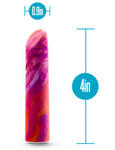 Limited Addiction Fiery Power Vibe Coral Mini Vibrator with Rumble Tech BULLETS