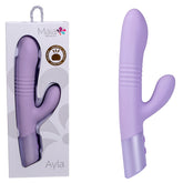 Maia Ayla Thrusting Rabbit Vibrator Purple VIBRATORS-RABBIT-MULTI