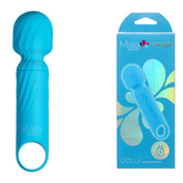 Maia DOLLY - 10-Function Mini Wand 12.7 cm Long Blue Electric Massager