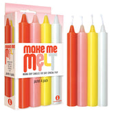 Make Me Melt Drip Candles Pastel Drip Candles 4 Pack Drip Candles