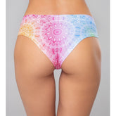 Mandala Happiness Thong - Comfortable Lingerie in Size S-XL Large Panties