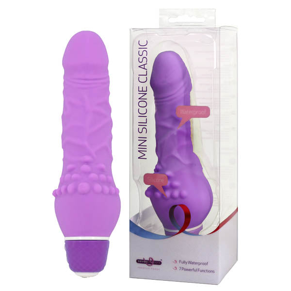 Mini Silicone Classic 13.5 cm Vibrator Purple Vibrators Mini Silicone Classic 13.5 cm Vibrator Purple Vibrators