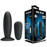 Mr Play Remote Control Vibrating Anal Plug Butt Plug with Wireless Remote Black Butt Plugs - Vibrating