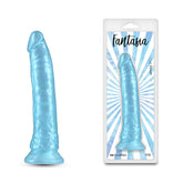 Fantasia Upper Pearlescent (Turquoise) – Flexible 8 Inch Dildo Blue > Dildos > Realistic Dildos