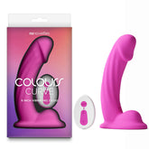 Colours Curve (USB Rechargeable) – Wireless Remote-Controlled Vibrating 6 Inch Dildo with Textured Shaft and Supple Balls Pink DONGS
