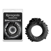 Renegade Dragon Ring – Stretchy Silicone Cock Ring Black > Cock Ring > Single