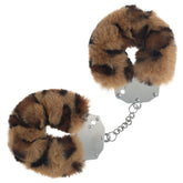 Ouch Heavy-Duty Fluffy Cuffs (Leopard) – Fluffy Handcuff Restraints Coloured > Bondage Gear > Handcuffs