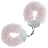 OUCH! Heavy-Duty Fluffy Cuffs - Powder - Powder Fluffy Restraints Pink > Bondage Gear > Handcuffs