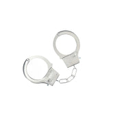 Ouch Classic Metal Cuffs Silver Metal Restraints Default Title > Bondage Gear > Handcuffs