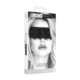 Ouch White Lace Eye Mask With Elastic Straps For Sensory Play Black Black Masks