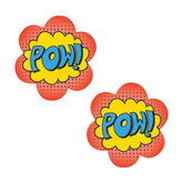 POW Pasties 2.5x2.5 Inches for Raves and Parties Pasties