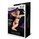 Whipsmart Love Throw (Microvelvet) – Waterproof Blanket Black Play Sheets