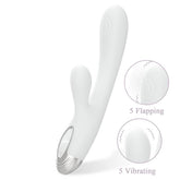 Pada Rabbit and G-Spot Pulsing Vibrator White 21.6cm Default Title Vibrators - G Spot