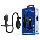 Party Up Kevin Inflatable Butt Plug - 9.1 Centimeter Inflatable Anal Toy Black > Anal Range > Anal Inflatables